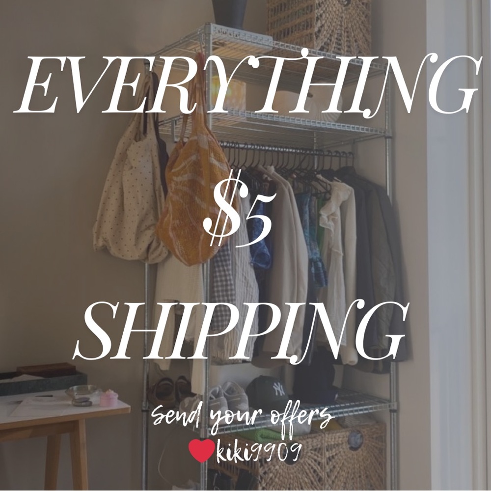 $5 shipping on everything